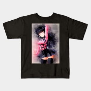 Mayuzumi Fuyuko Anime Watercolor Kids T-Shirt